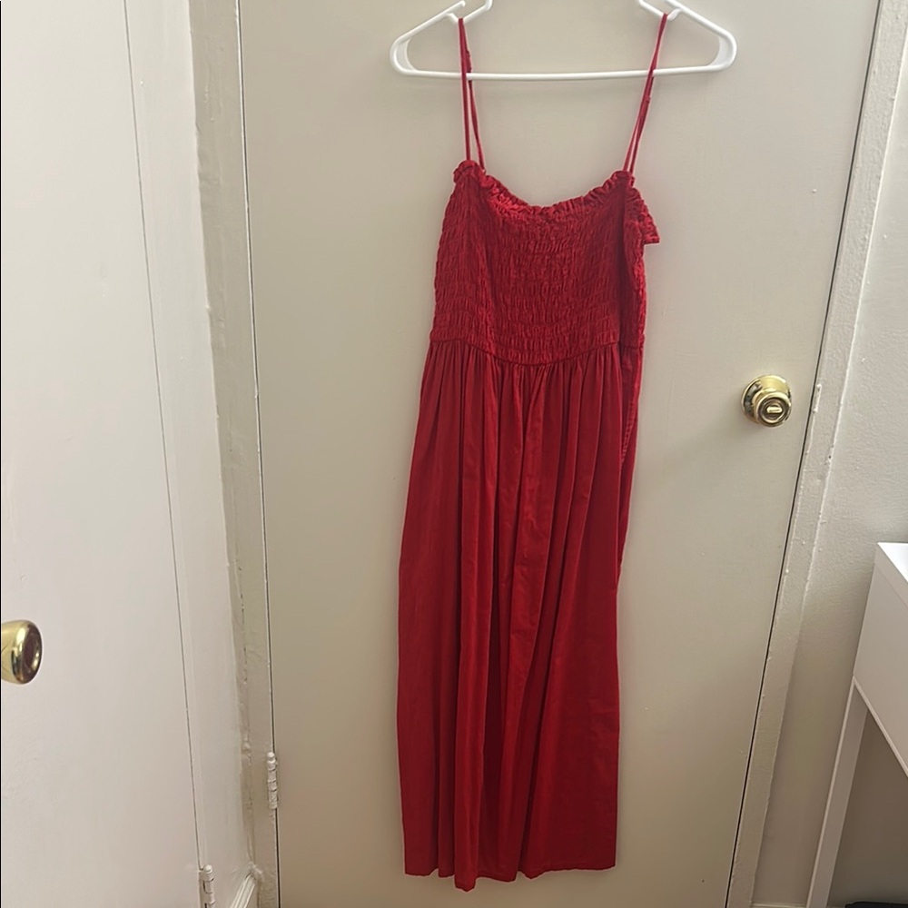 Elegant Red Women's Dress